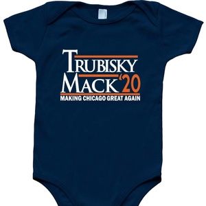 Trubisky Mack 2020 Chicago Bears Baby Onesie